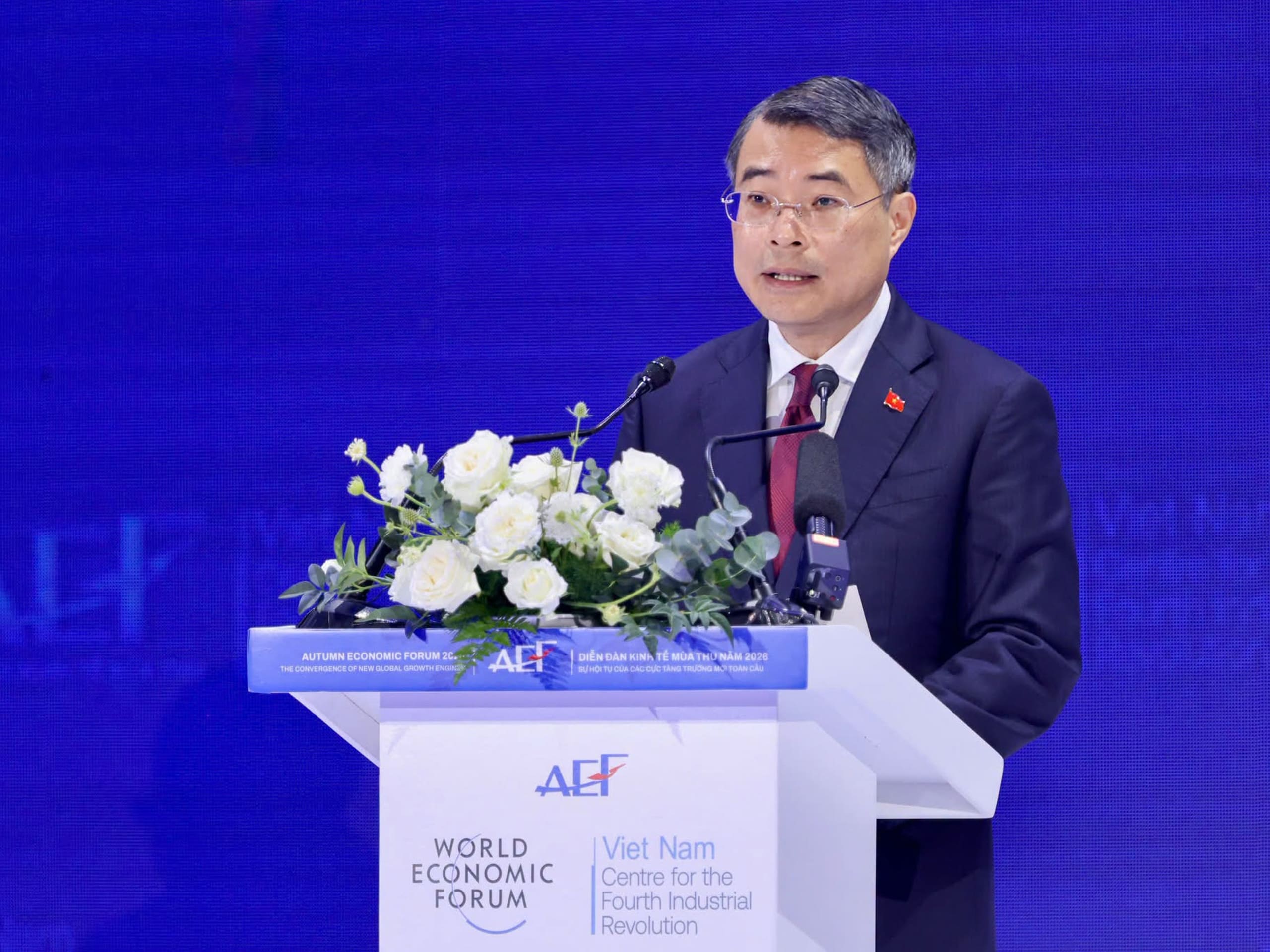 Tại Diễn đàn Kinh tế Mùa thu 2026 có sự góp mặt của Thủ tướng Chính phủ Lê Minh Hưng cùng đại diện lãnh đạo các quốc gia, tổ chức quốc tế, cộng đồng doanh nghiệp, chuyên gia và học giả