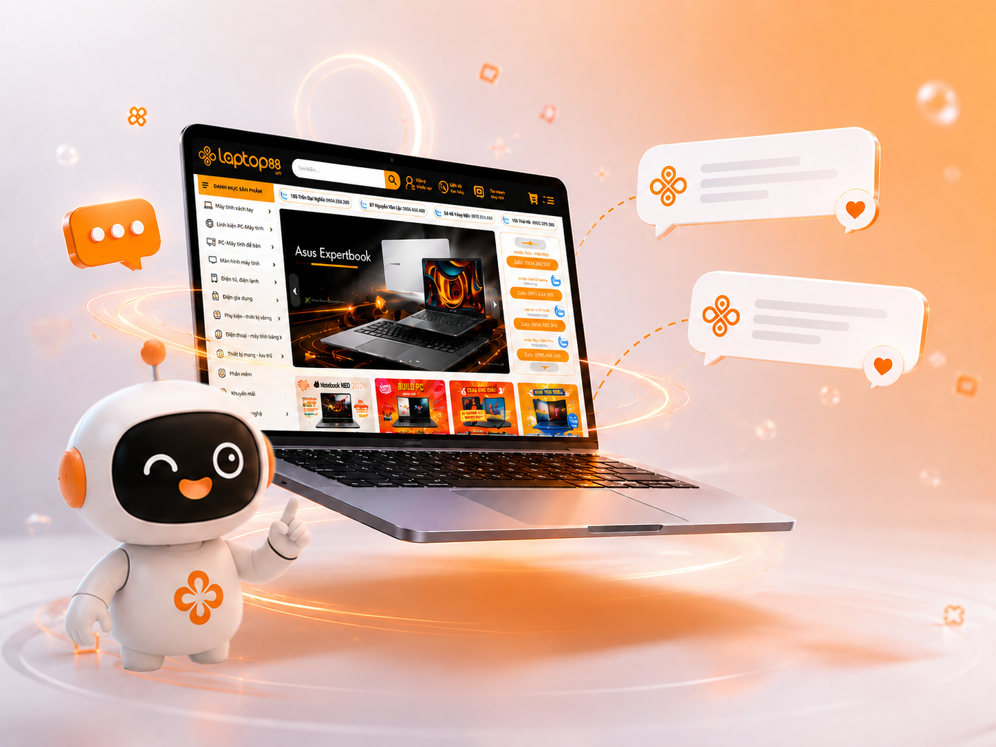 Hợp nhất đa k&ecirc;nh v&agrave; ph&acirc;n luồng hội thoại mượt m&agrave; giữa AI v&agrave; nh&acirc;n vi&ecirc;n tư vấn