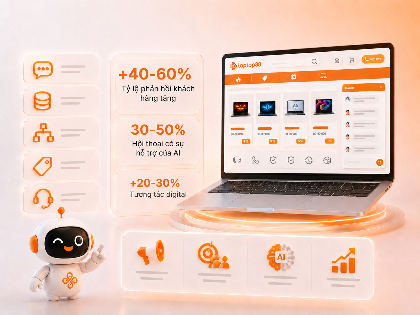 Hiệu quả sau khi triển khai nền tảng AI-Native của Easy AI