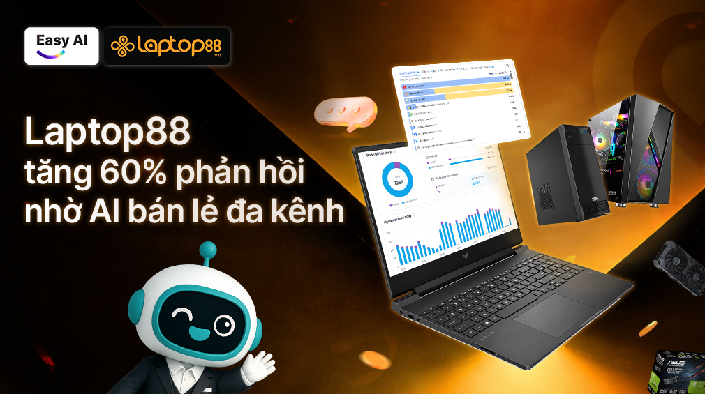 Omnichannel AI Helps Laptop88 Boost Response Rate by 60%